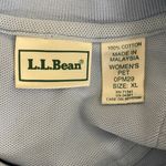 LL Bean Womens Polo Maxi Dress Size XL Petite Light Blue Preppy Casual Beach Photo 3