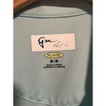 Greg Norman  Shirt Womens Medium Aqua Blue Golf Polo Top Blouse Sleeveless NEW Photo 4