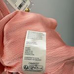 Free People  Scarlett Dress Size Small Mini Pink Peach Summer Button V-Neck NWT Photo 15