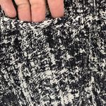 Cynthia Rowley Size S Silk Blouse V-Crew Neck Pull Over Black Marbled Women’s Photo 4