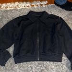 Lululemon Black Bubble-Knit Zip Up Jacket size 10 Photo 0