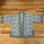 Max Studio  Floral Print Open Front Wide Sleeve Kimono Sz L Photo 10