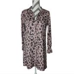 Tuckernuck Brooke Wright Designs for Pink Leopard Long Sleeve Dress XS Photo 1
