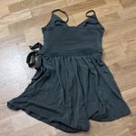 Abercrombie & Fitch NWOT abercrombie hunter green faux wrap romper Photo 7
