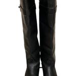Lucchese Spirit by Black Leather Tall Riding Boots Size 5.5M Photo 2