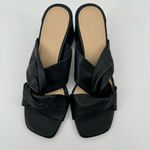 Everlane New  The‎ Day Twist Leather Heel in Black Size 9 Photo 4