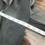 BCBGMAXAZRIA  Double Faced Wool & Lamb Leather  Sleeves Open Front Black Coat XXS Photo 7