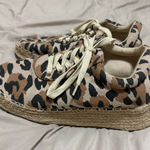 Cheetah print canvas shoes Multiple Size 7 Photo 0