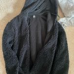 PacSun  Black Sherpa Zip-Up Photo 0