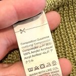 SheIn  MOOSTA Olive Knit Halter Tank Top with Button Detail - Size: Medium Photo 4