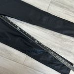 Apperloth High-Rise Black Coated Skinny Pants / Faux Leather / Size S Photo 7