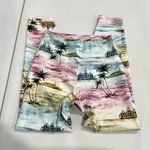 Wildfox High Waisted 7/8 Legging Size Medium Hotel Hollywood Palm Tropical Print Photo 1