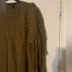 Forever 21 ⭐️ Fringe Balloon Sleeve Cardigan Sweater S Photo 1