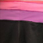 Alo Yoga black cropped leggings purple waist Photo 6