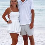 Lovely Day White Boutique Romper Tie Back Photo 0