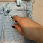 No Boundaries Nobo High Rise Distressed Denim Raw Hem Shorts Photo 1