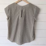 Nordstrom Rack NWT Womens  Meraki Striped Pocket Front Flowy Top Blouse - Sz L Photo 3
