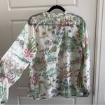 Neiman Marcus  chinoiserie Button Down Blouse Photo 1