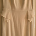 Cynthia Steffe Eden Sleeveless Cream Pleated Maxi Gown Size 4 - NWT Photo 4