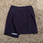 Babaton Aritzia  Jethro Blue Plaid Twisted Assymetric Mini Skirt Photo 4