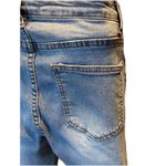 Hot & Delicious Rhinestone Fringe Jeans Y2K Inspired Distressed Womens Small NWT Photo 9
