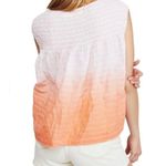 Free People NWOT  Little Bit of Something Ombre Blouse - Small Photo 3
