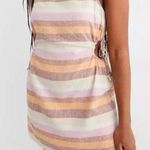 Aerie  beige striped mini lined dress 🌷 Photo 2