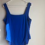 Old Navy Women’s  Blue Square Neck Bodysuit Size XL Photo 2