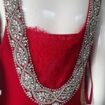 Marsoni by Colors Red Embellished Formal Gown SIZE 6 – Sleeveless Evening Dress Photo 4