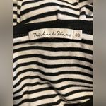 Michael Stars Striped Long Sleeve Shirt Black White one size Photo 5