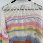 VICI Fate  Collection Shades of Spring Knit Cotton Blend Striped Sweater Sz Small Photo 8