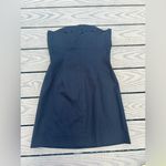 Intermix NWT  small black strapless mini body-con office siren Y2K dress Photo 7