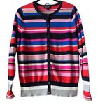 Lands' End Supima Cotton Striped Cardigan Photo 0