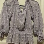 Dry Goods Lavender Off the Shoulder Blouse Photo 2