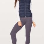 Lululemon  Down & Around Vest Midnight Navy Blue Goose Down Filled EUC Athletic 4 Photo 1