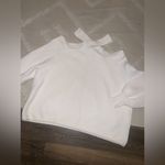 ZARA  sweater knit criss cross neck cutout M ribbed fall casual formal ribbed Photo 4