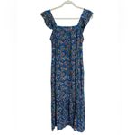 Knox Rose Blue Floral Boho Flutter Sleeve Dress Size Small Photo 1