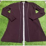 Neiman Marcus  The Cashmere Collection  Open Cardigan Sparkle Beaded Sweater sz S Photo 4