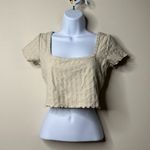 Aerie OFFLINE by Cream Groove Crop Top Women's Medium Photo 0