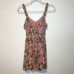 Reformation  Elyse Ilene Light Pink Floral Mini Dress Photo 3