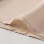 NEW Cream Colored Split V Neck Pleated Loose Fit Flutter Sleeve Tunic Blouse Size L Photo 6