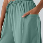 Halara  Palazzo Teal Wide-Leg Pants Photo 4