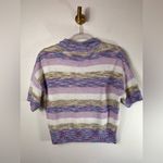 Heartloom  Tight Knit Cropped Striped Sweater Size M Photo 2