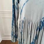 Anthropologie DolanTie Dye Eliska Maxi Dress Sage Moss Green Indigo Blue S Photo 5