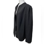 Tahar ASL Tahari ASL Black Long Sleeve No Collar Blazer Size 16W Photo 3
