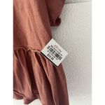 Arizona Womens  Jeans Withered Rose Peplum Cropped Top, Size M Photo 2