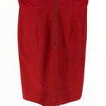 Lela Rose Red Short Sleeve V Photo 6