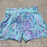 Lilly Pulitzer Kaylene Beach Summer Short in Blue Oasis Tint Swim Shady Photo 1