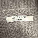 ALLSAINTS  Riley Jumper Textured Knit Sweater Taupe Gray Size Small Photo 1