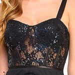 Macy's Macy’s Black Prom Dress Photo 3